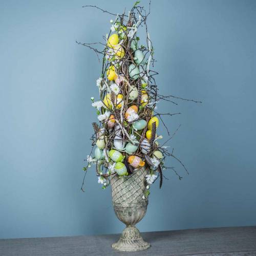 Floristik24 Plastikiniai kiaušiniai 4cm spalvoti 36vnt