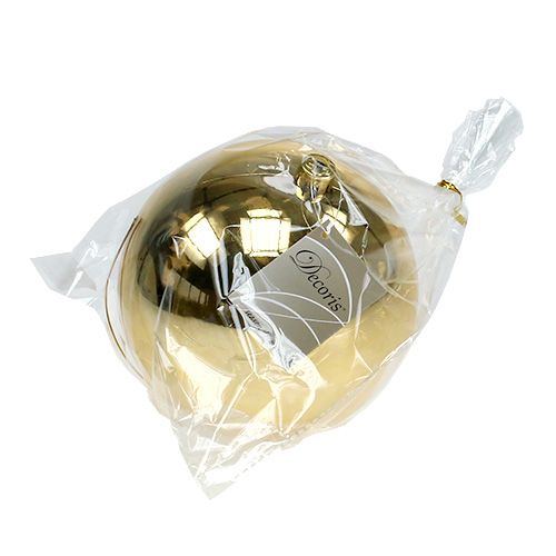 daiktų Plastikinis rutulys auksinis mažas Ø14cm 1 vnt