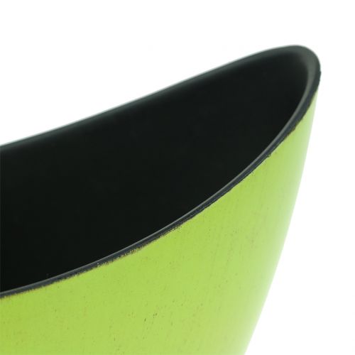 Floristik24 Dekoratyvinis dubuo augalų dubuo žalias 20cm x 9cm H11,5cm