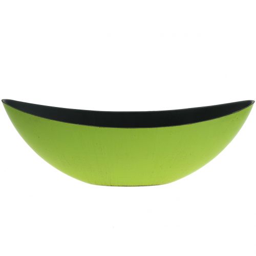 Floristik24 Dekoratyvinis dubuo sodinimo dubuo žalias 39cm x 12cm H13cm