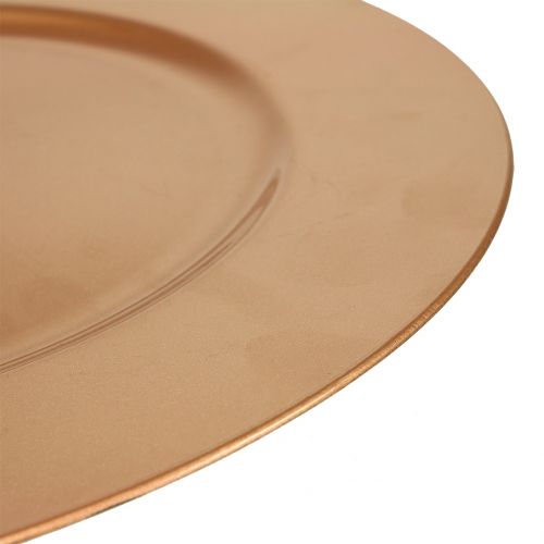Floristik24 Plastikinė plokštė varinė Ø33cm