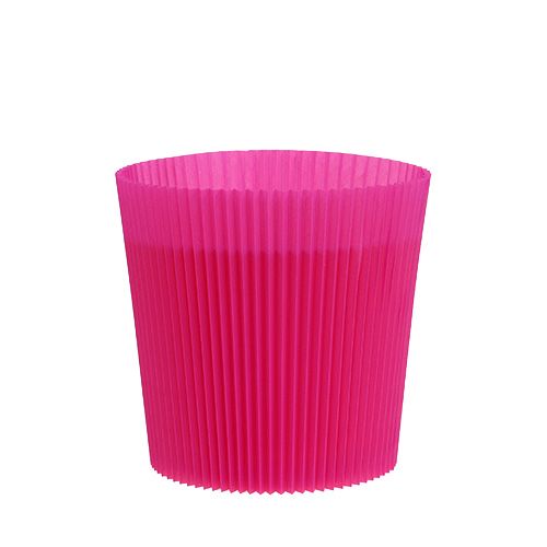 Floristik24 Plisuoti rankogaliai Cerise 10,5cm 100 vnt