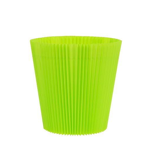Plisuoti rankogaliai šviesiai žali 12,5cm 100 vnt