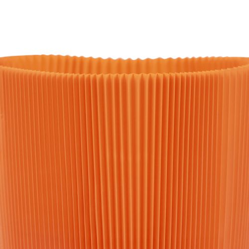 daiktų Plisuoti rankogaliai gėlių vazonams oranžiniai 12,5cm 100 vnt