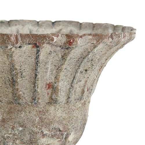 daiktų Puodelis pilkas antikvarinis vaizdas Ø12cm H13,5cm