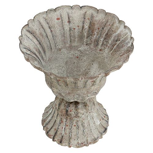 daiktų Puodelis pilkas antikvarinis vaizdas Ø12cm H13,5cm