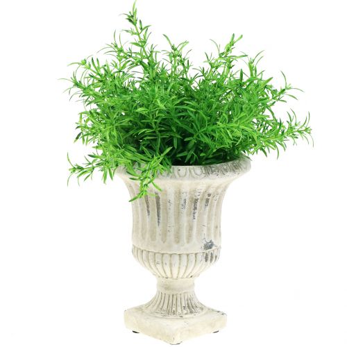 Floristik24 Augalinis puodelis antikvarinis kremas Ø14cm H17cm