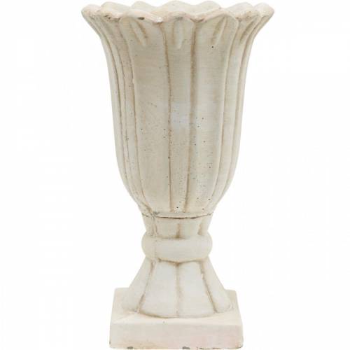 Floristik24 Sodinamoji, puodelis tulpė, dekoratyvinė taurė, amfora sodinimui Ø14,5cm H25,5cm