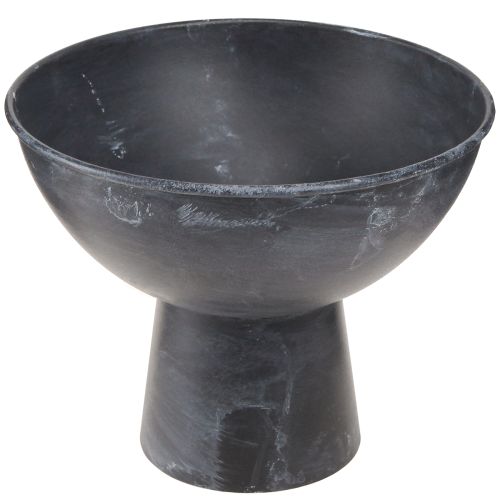Floristik24 Puodelis dubuo metalinis augalinis dubuo antracitas Ø20,5cm 2vnt