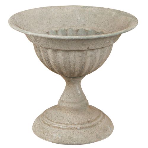 daiktų Puodelio dubuo su netauriuoju metalu vintažinės pilkos spalvos Ø16cm H14,5cm