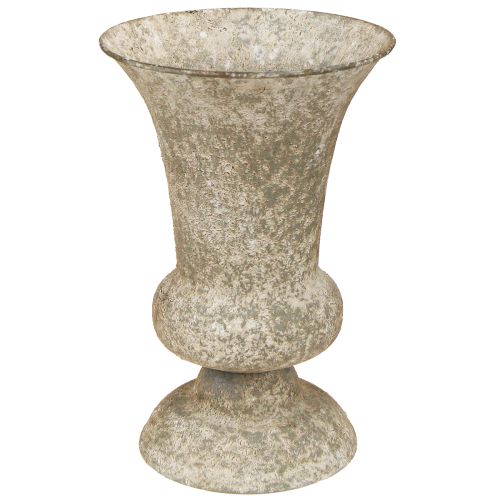 daiktų Taurė Vaza Metalinė Antikvarinė Dekoratyvinė Vazos Pagrindas Ø16.5cm H24cm