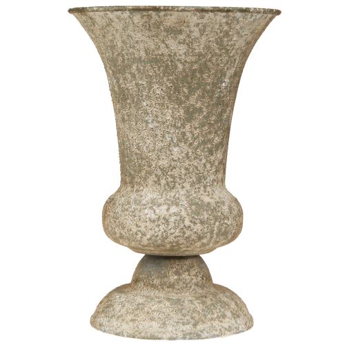 daiktų Taurė Vaza Metalinė Antikvarinė Dekoratyvinė Vazos Pagrindas Ø16.5cm H24cm