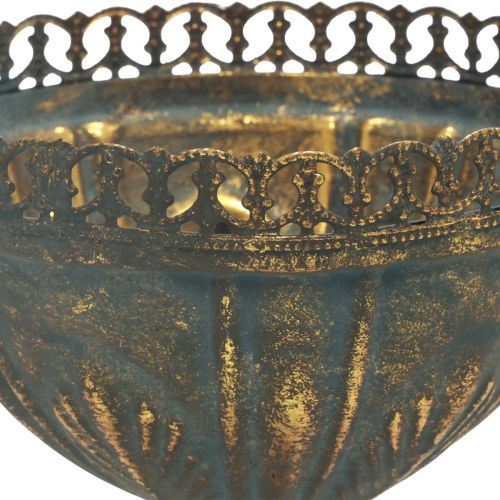 daiktų Puodelis vaza metalo dekoravimo puodelis aukso pilkas antikvarinis Ø15.5cm H22cm