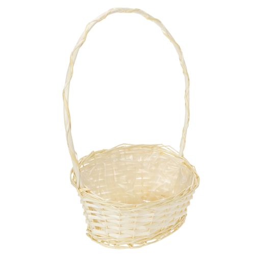 Dovanų krepšelis 27 cm x 18 cm, aukštis 43 cm, šviesa pirkti | Floristik24.lt