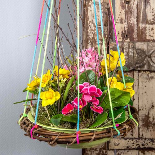 daiktų Raktažolės dirbtinės gėlės Cowslips Pink H25cm