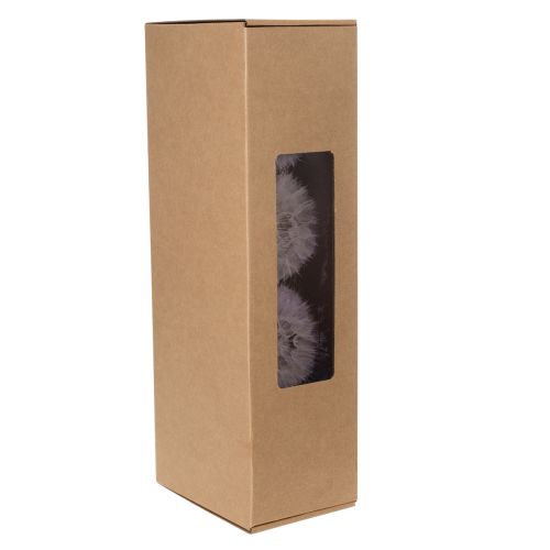 daiktų Džiovintos milžiniškos kiaulpienės gėlės moderniam interjerui, 12 cm, 4 vnt.