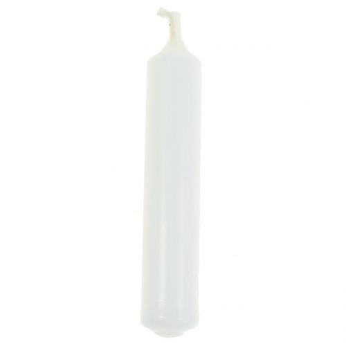 daiktų Piramidės žvakės baltos mažos žvakės 6,5cm 24 vnt