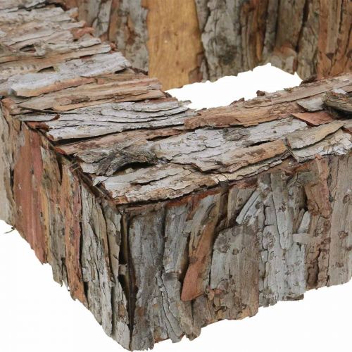 Floristik24 Deco medžio žievė kvadratinė atvira pušies žievė 30×30cm