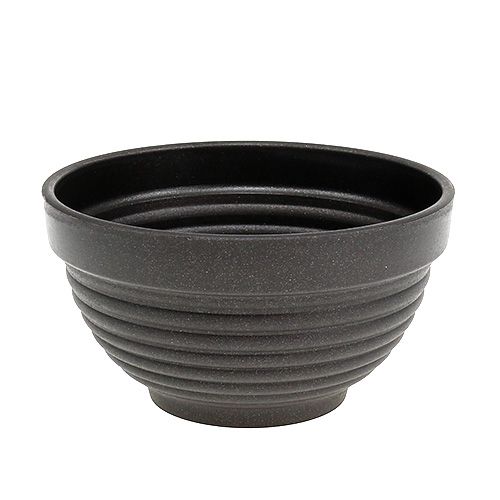 R formos dubenėlis, plastikinis, antracito spalvos, Ø13 cm, 10 vnt.