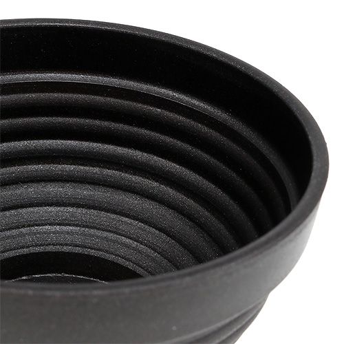 daiktų R formos dubenėlis, plastikinis, antracito spalvos, Ø13 cm, 10 vnt.