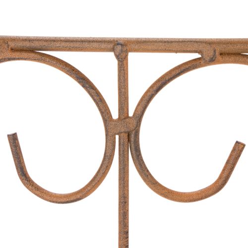 daiktų Metalinis sodo kuolų grotelės gėlynams ir universaliam sodo dekoravimui, 60 cm