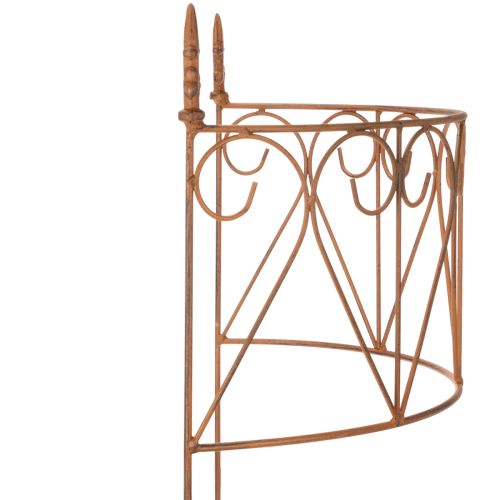 daiktų Metalinis sodo kuolų grotelės gėlynams ir universaliam sodo dekoravimui, 60 cm