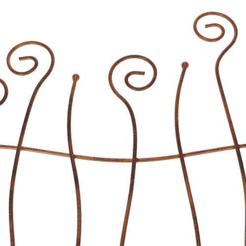 daiktų Grotelės, laipiojimo priemonė, lenktas metalas, meniška sodo puošmena, 72 cm