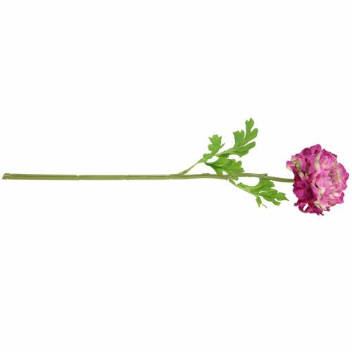 Floristik24 Ranunculus violetinė dirbtinė 48cm