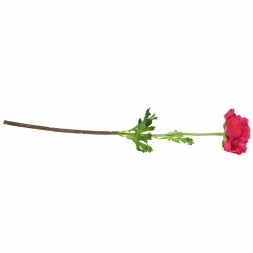 Floristik24 Ranunculus tamsiai rožinė dirbtinė 51cm