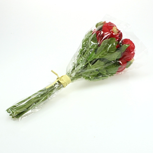 Floristik24 Ranunculus puokštė raudona 30cm