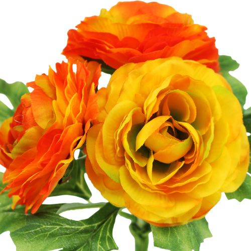 Floristik24 Ranunculus puokštė oranžinė L18cm