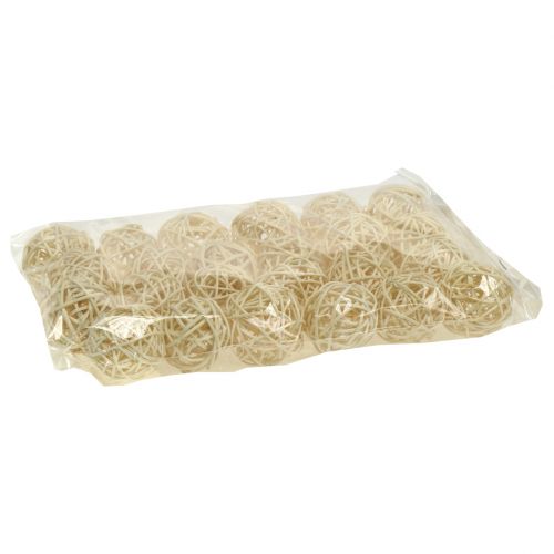 daiktų Balintas rotango rutulys Ø4cm 24 vnt