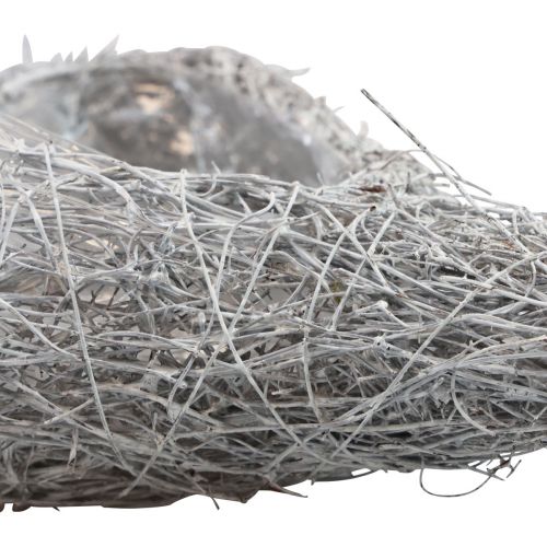 daiktų Vynmedžio širdelės augalo širdelės dubuo baltas natūralus 16×21×8cm