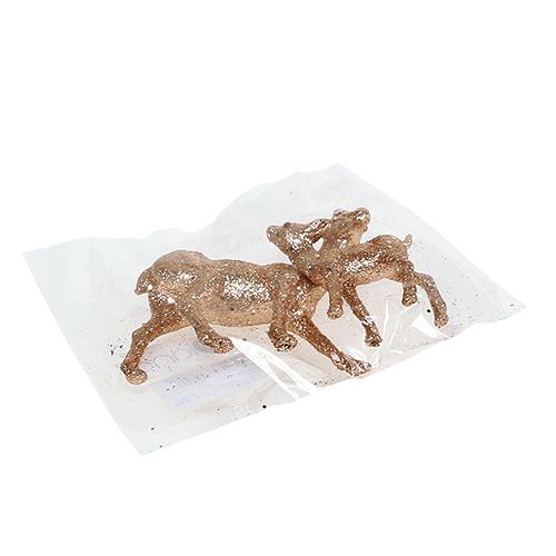 Floristik24 Elnias su gelsvu 10 cm šviesaus aukso su žėručiu