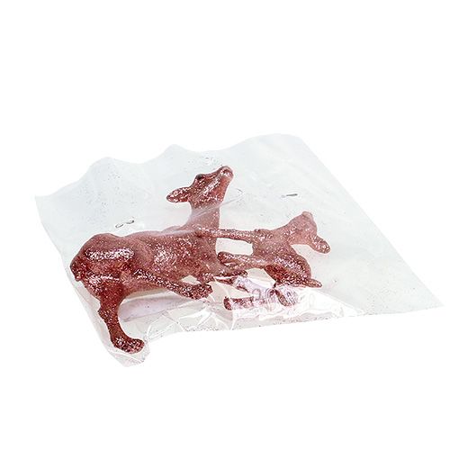 Floristik24 Elnias su gelsva 10 cm rožine spalva su žėručiu