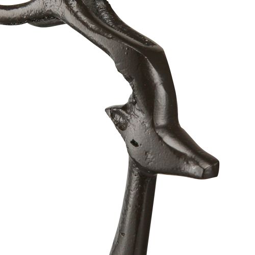 Floristik24 Elnio puošmena metalo Kalėdos rudos spalvos 17x8x38,5cm