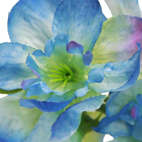 daiktų Delphinium Dirbtinė mėlyna sodo gėlė L88cm 2vnt