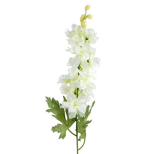 Floristik24 Larkspur baltas L60cm