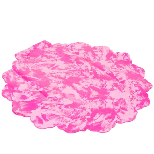 Rožinės spalvos Rondelos žiedų vėrinys puokštėms, 48 cm