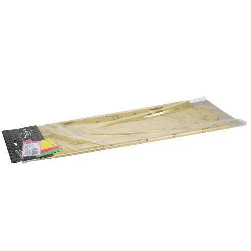 Floristik24 Rondella rankogaliai kalėdinis motyvas auksinis Ø60cm 50p