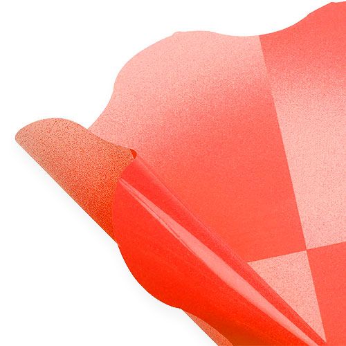 Floristik24 Gėlių manžetė Ø40cm raudona 50vnt