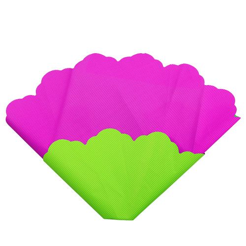 Floristik24 Rondella Ø48cm dviejų atspalvių rožinė-žalia 50p