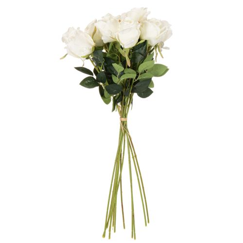 Dirbtinė rožė, ilgas kotas, vazai, 62 cm, 12 vnt. | Floristik24.lt