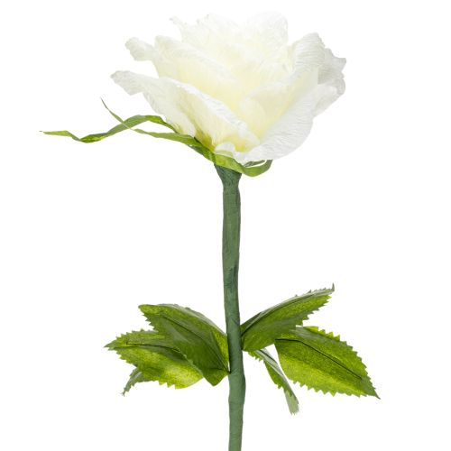 Floristik24 Dirbtinė rožė gyvenamosioms erdvėms ir vestuvėms dekoruoti, 92 cm