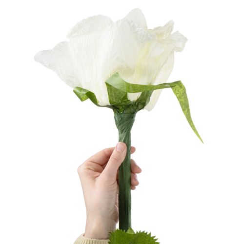 daiktų Dirbtinė rožė gyvenamosioms erdvėms ir vestuvėms dekoruoti, 92 cm