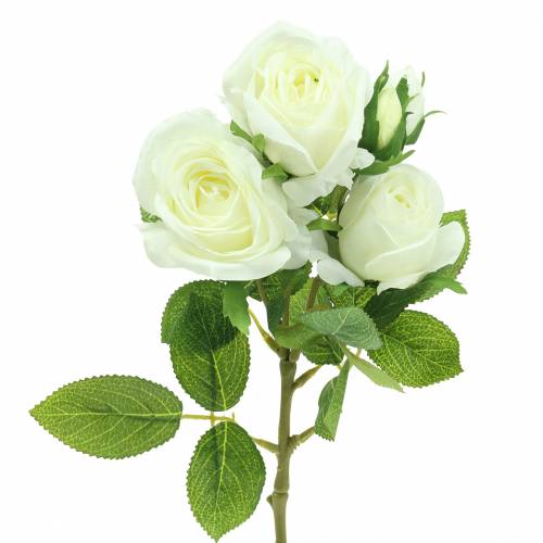 Floristik24 Rožė balta 40cm