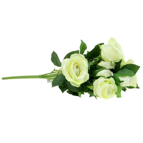 Floristik24 Rožių puokštės kremas 48cm
