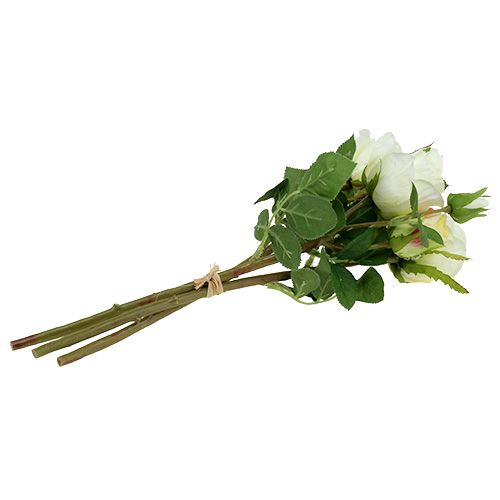 Floristik24 Rožių puokštės kremas 40cm
