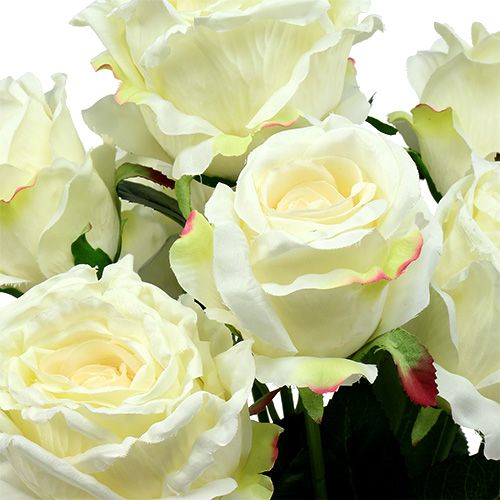 daiktų Rožių puokštė balta, kreminė 55cm