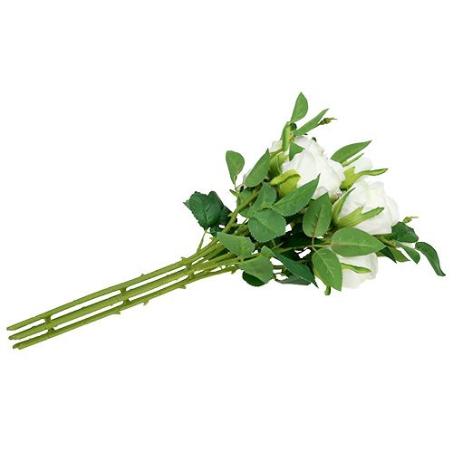 daiktų Rožių puokštė balta L46cm